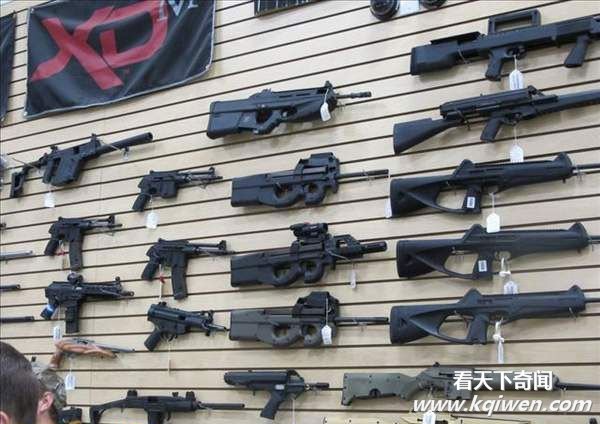 实拍让世界震惊的美国枪械超市 轻重武器俱全(组图52P)